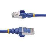 StarTech.com - Cable de Red Ethernet CAT8 Azul 50cm - Snagless - sin Pestillo - 25G/40G - 2000MHz - PoE++ de 100W - 26AWG - S/FT