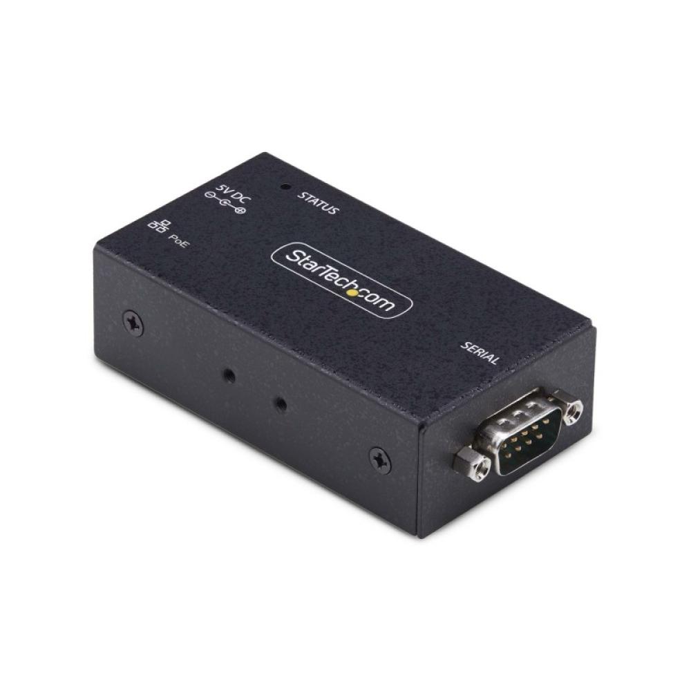 StarTech.com - Adaptador Serie a Ethernet - Conversor RJ45 LAN IP a DB9 RS232 - Servidor de Dispositivos Serie Remotos de 1 Puer