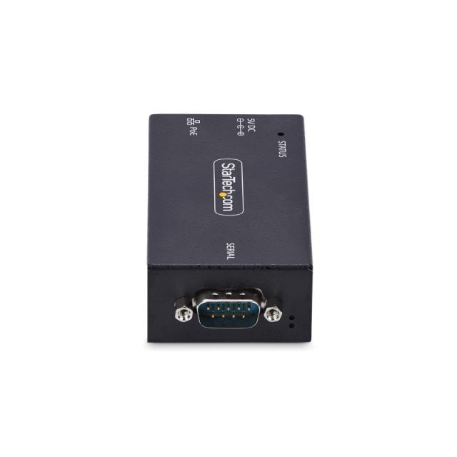 StarTech.com - Adaptador Serie a Ethernet - Conversor RJ45 LAN IP a DB9 RS232 - Servidor de Dispositivos Serie Remotos de 1 Puer
