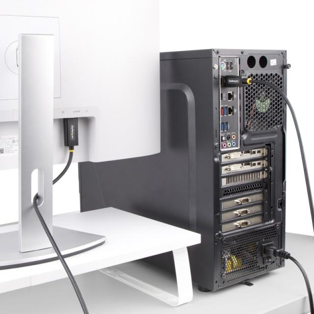 StarTech.com - Cable Adaptador DisplayPort a HDMI de 1m - 4K 60Hz con HDR - Cable DP a HDMI 2.0b - Conversor Activo de Vídeo - C