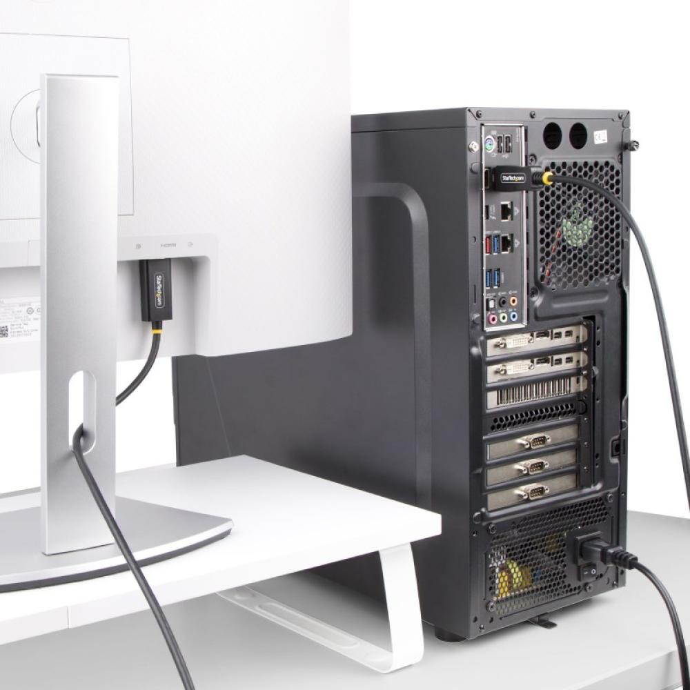 StarTech.com - Cable Adaptador DisplayPort a HDMI de 1m - 4K 60Hz con HDR - Cable DP a HDMI 2.0b - Conversor Activo de Vídeo - C