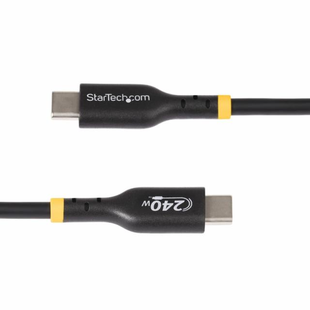 StarTech.com - Cable de Carga USB-C de 1m - Cable USB Tipo C - Certificación USB-IF - PD de 240W EPR - Cable USB 2.0 USB-C de Ca