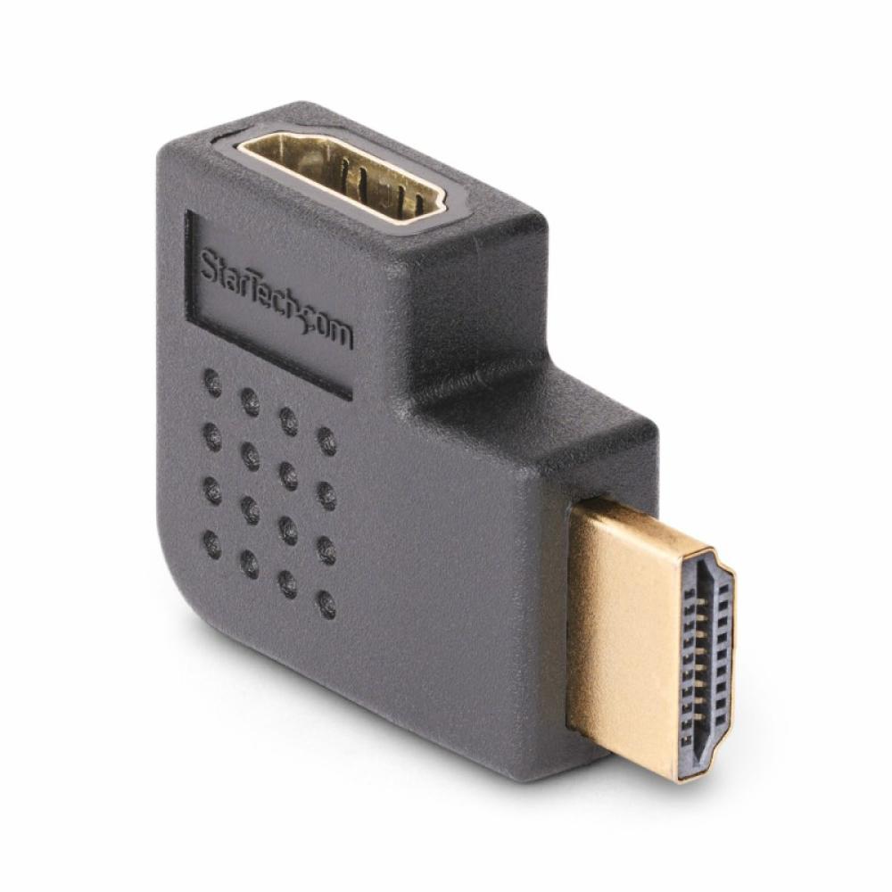 StarTech.com - Adaptador HDMI 2.0 Acodado a la Derecha - Macho a Hembra - Adaptador HDMI en Ángulo Recto - Ahorrador de Puertos