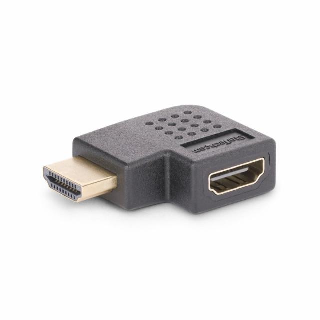 StarTech.com - Adaptador HDMI 2.0 Acodado a la Derecha - Macho a Hembra - Adaptador HDMI en Ángulo Recto - Ahorrador de Puertos