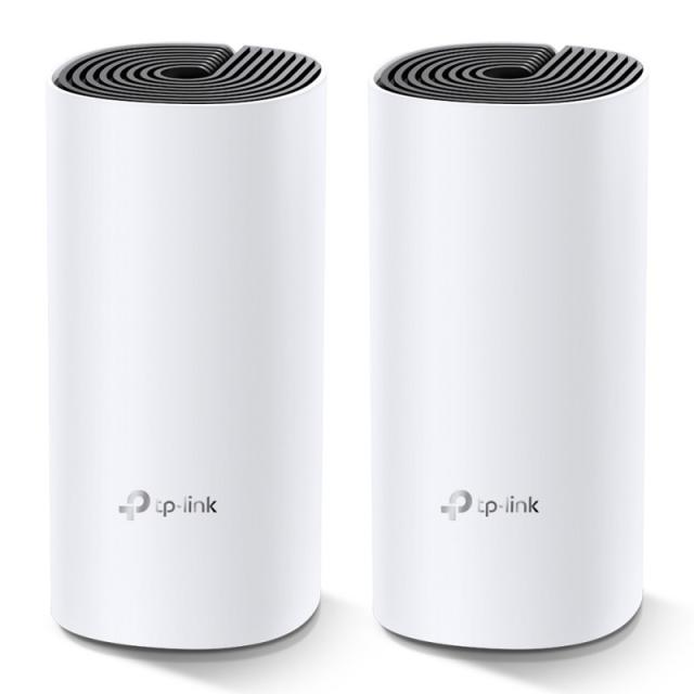 TP-Link - Deco M4(2-pack) Doble banda (2,4 GHz / 5 GHz) Wi-Fi 5 (802.11ac) Blanco Interno