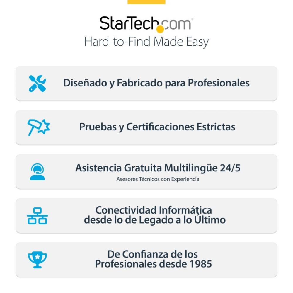 StarTech.com - Cable de Red Ethernet CAT8 Blanco de 10m - Snagless - sin Pestillo - 25G/40G - 2000MHz - PoE++ 100W - 26AWG - S/F