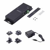 StarTech.com - Adaptador Serie a Ethernet - Conversor RJ45 LAN IP a DB9 RS232 - Servidor de Dispositivos Serie de 2 Puertos - Ca