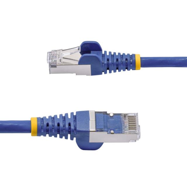 StarTech.com - Cable de Red Ethernet CAT8 Azul de 3m - Snagless - sin Pestillo - 25G/40G - 2000MHz - PoE++ de 100W - 26AWG - S/F
