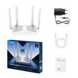 Cudy - WR3000E router inalámbrico Gigabit Ethernet Doble banda (2,4 GHz / 5 GHz) Blanco