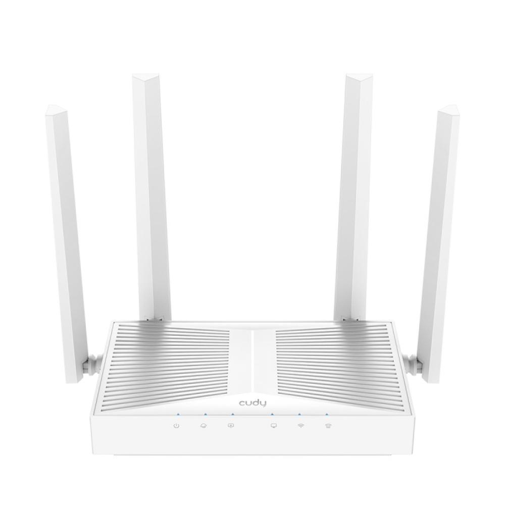 Cudy - WR3000E router inalámbrico Gigabit Ethernet Doble banda (2,4 GHz / 5 GHz) Blanco