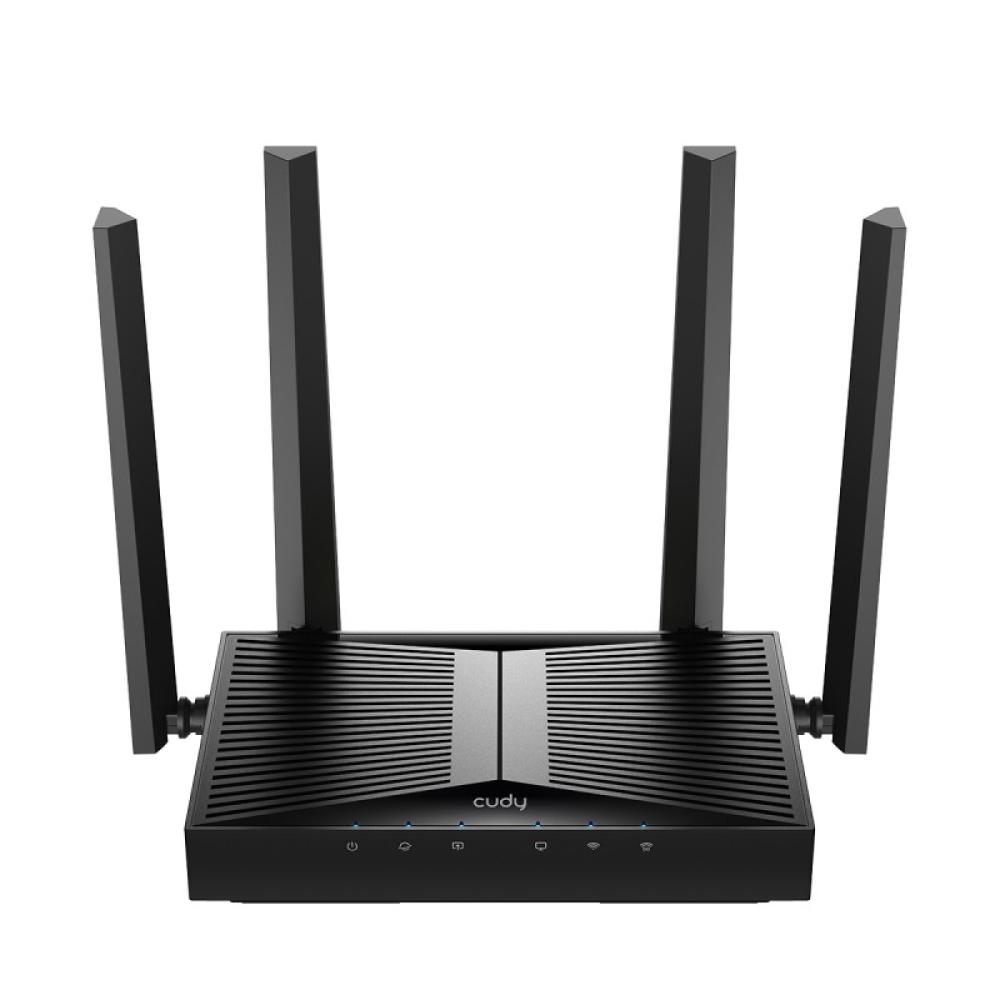 Cudy - WR3600 router inalámbrico Gigabit Ethernet Doble banda (2,4 GHz / 5 GHz) Negro