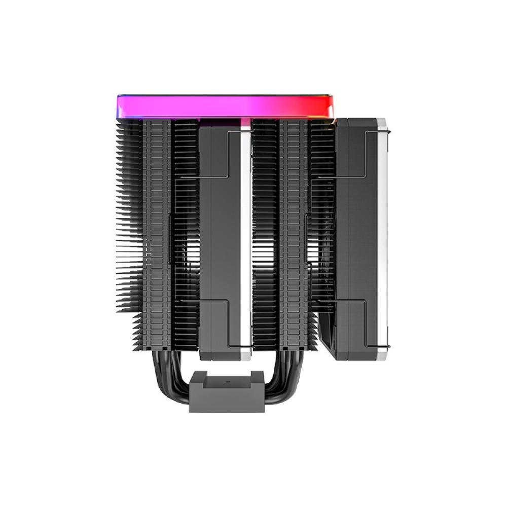 Montech - Metal DT24 Premium Carcasa del ordenador, Procesador Refrigerador de aire 12 cm Negro