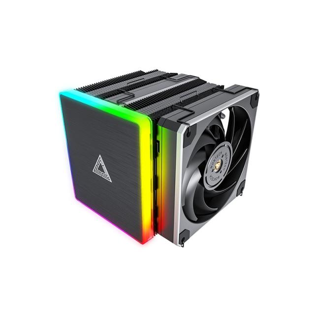 Montech - Metal DT24 Premium Carcasa del ordenador, Procesador Refrigerador de aire 12 cm Negro