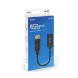 Savio - AK-62 adaptador de cable de vídeo 0,2 m DisplayPort HDMI Negro