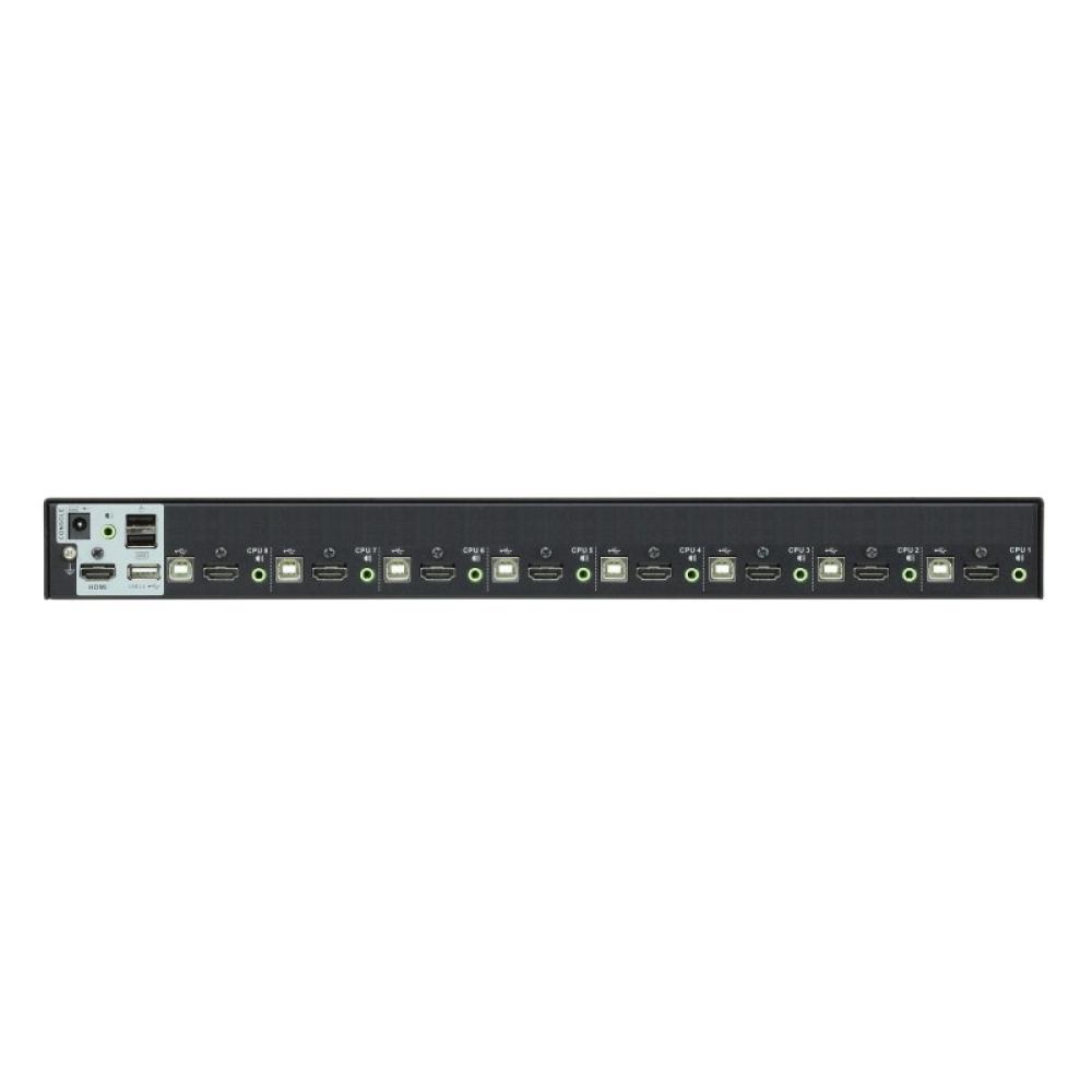 ATEN - CS1798 interruptor KVM Montaje en rack Negro