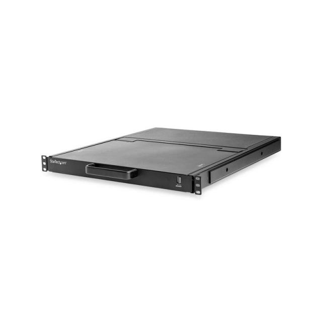 StarTech.com - Consola KVM HD 1080p de Montaje en Rack de Servidores - Teclado QWERTY - KVM de 1 Puerto VGA con Monitor LCD de 1