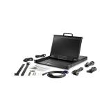 StarTech.com - Consola KVM HD 1080p de Montaje en Rack de Servidores - Teclado QWERTY - KVM de 1 Puerto VGA con Monitor LCD de 1