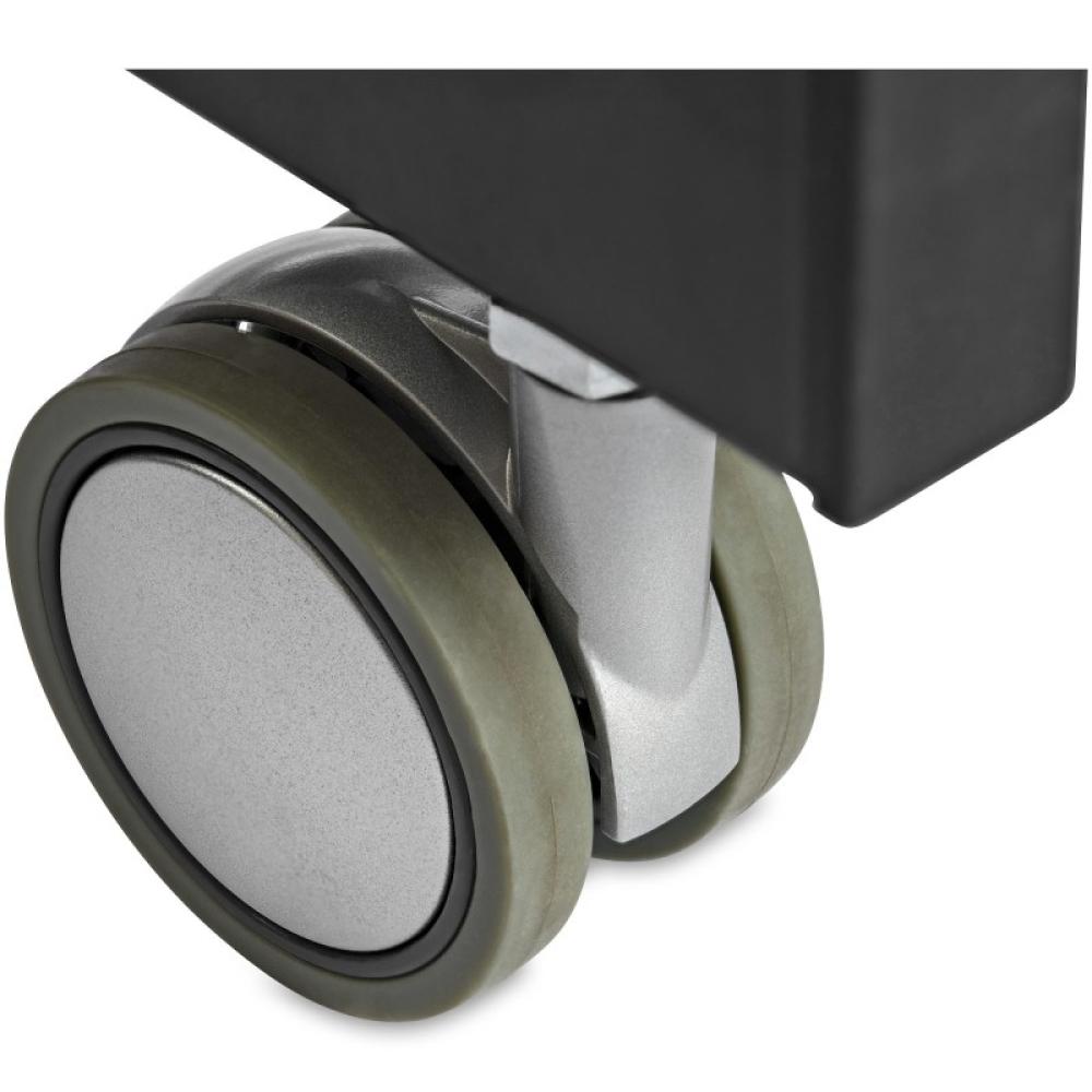 StarTech.com - Escritorio Móvil de Pie - Carrito Mesa Portátil Ajustable de Pie Ergonómica con Ruedas - Estación de Trabajo Roda