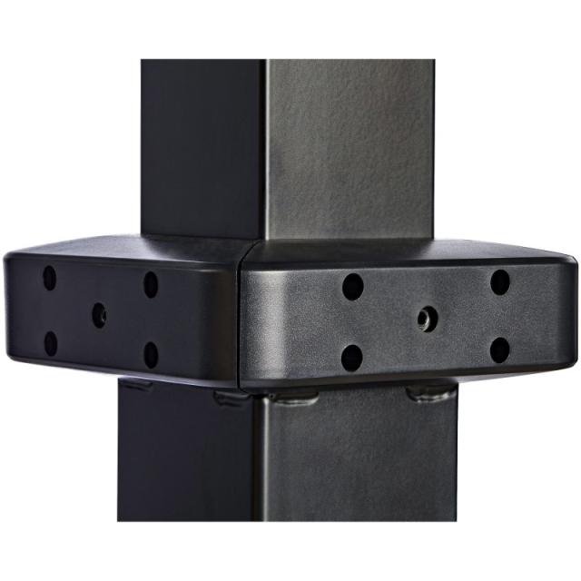 StarTech.com - Escritorio Móvil de Pie - Carrito Mesa Portátil Ajustable de Pie Ergonómica con Ruedas - Estación de Trabajo Roda