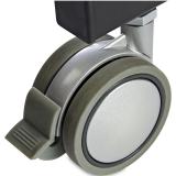 StarTech.com - Escritorio Móvil de Pie - Carrito Mesa Portátil Ajustable de Pie Ergonómica con Ruedas - Estación de Trabajo Roda