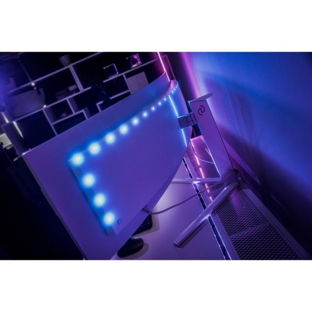 Philips - Evnia 8000 49M2C8900/00 pantalla para PC 124,2 cm (48.9") 5120 x 1440 Pixeles Dual QHD QD-OLED Blanco