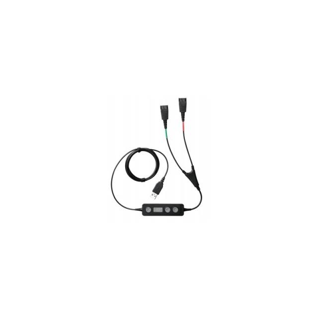 Jabra - 265-09 cable de audio USB2.0 2x QD Negro