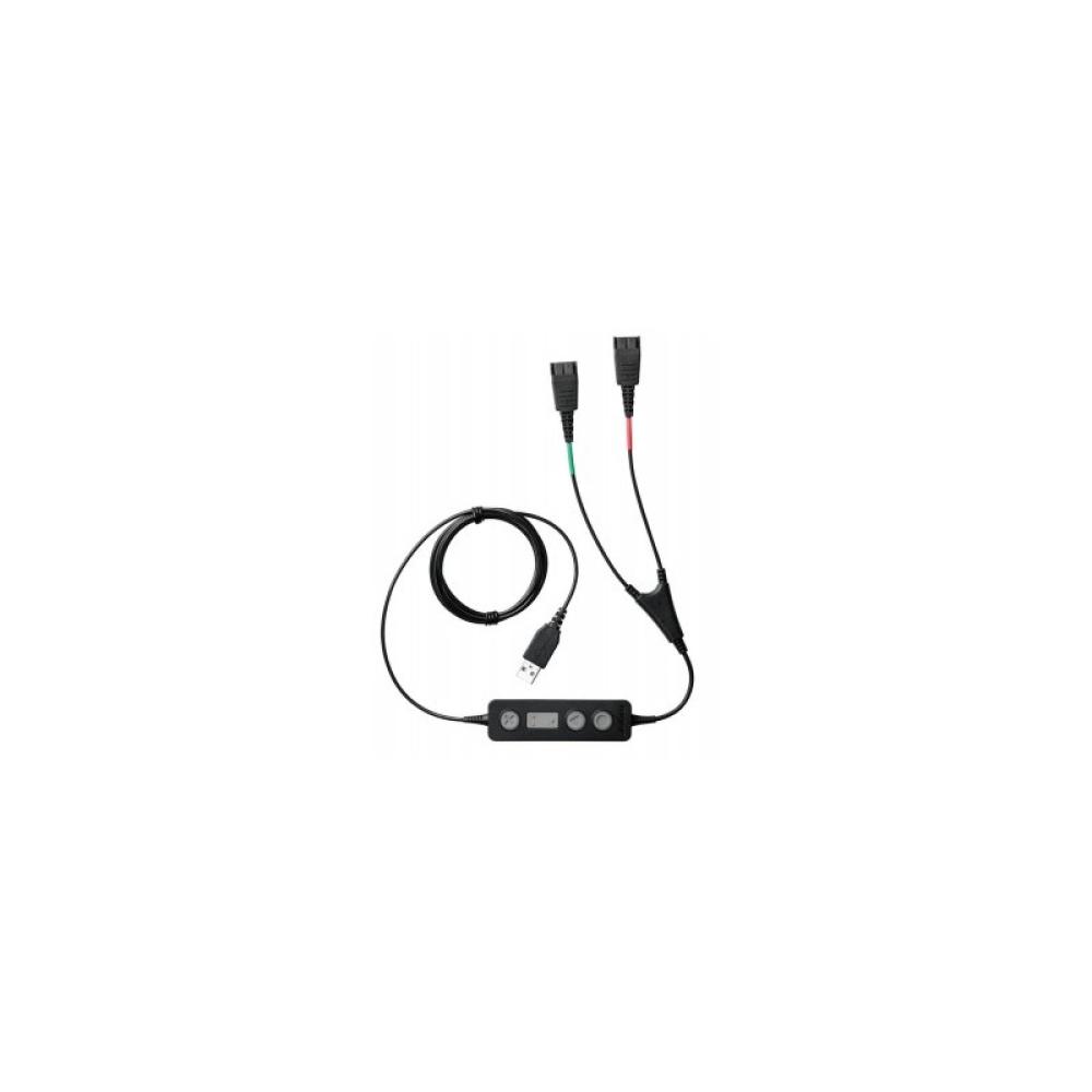 Jabra - 265-09 cable de audio USB2.0 2x QD Negro