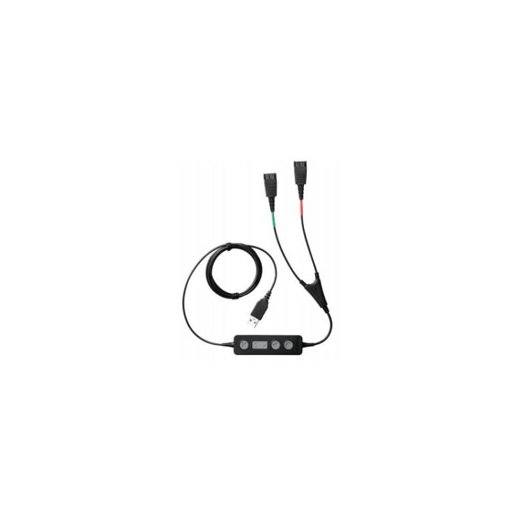 Jabra - 265-09 cable de audio USB2.0 2x QD Negro