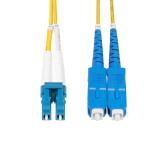 StarTech.com - Cable de Fibra Óptica LC a SC (UPC) OS2 Monomodo 9/125µm 100G LSZH Dúplex de 3m - Low Insertion Loss - Resistente