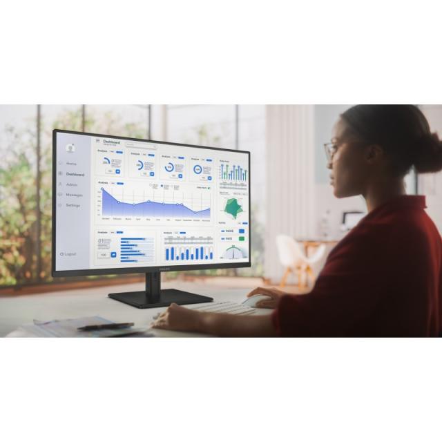 Philips - 1000 series 32E1N1800LA/00 pantalla para PC 80 cm (31.5") 3840 x 2160 Pixeles 4K Ultra HD LCD Negro