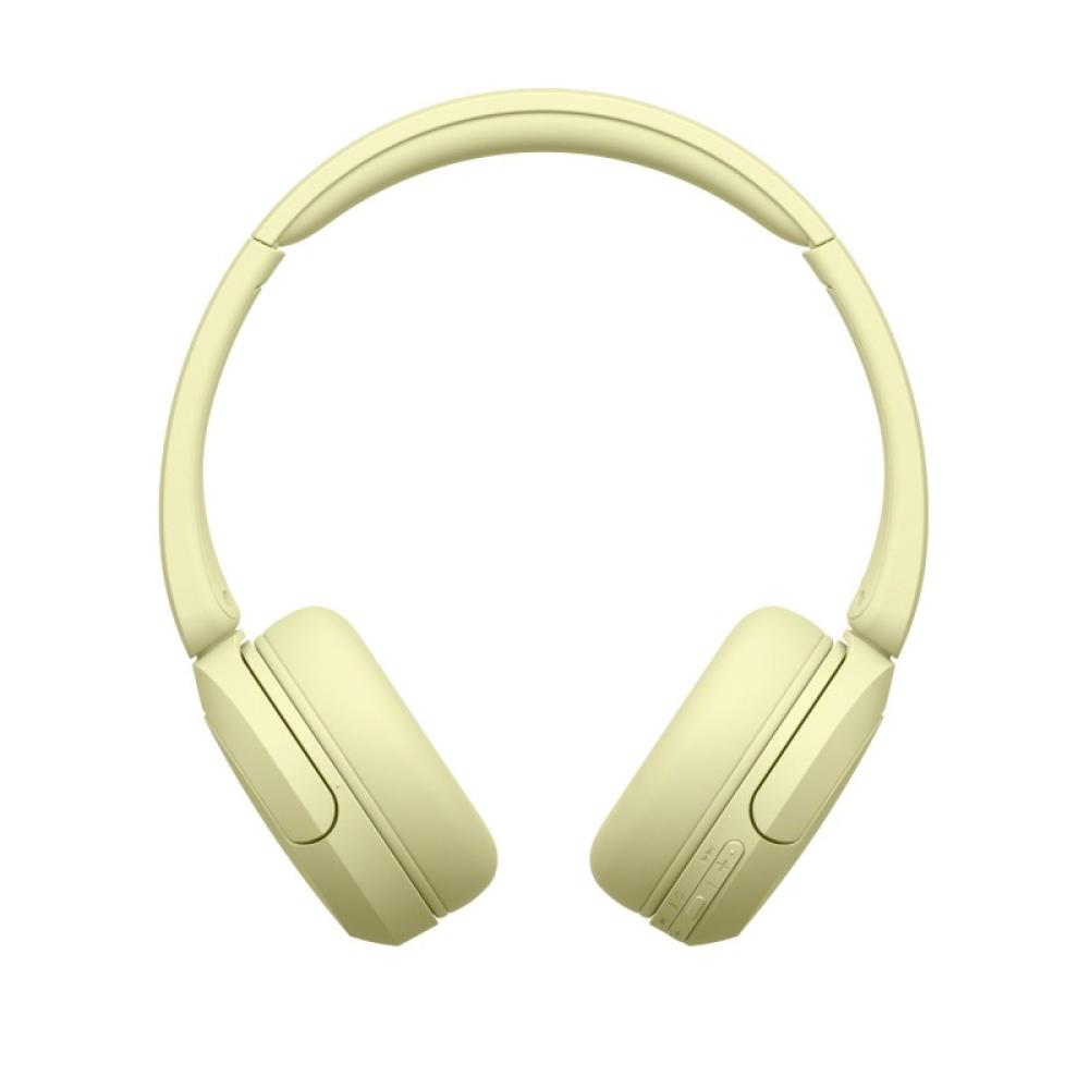 Sony - WHCH520Y.CE7 auricular y casco Auriculares Inalámbrico Diadema Llamadas/Música USB Tipo C Bluetooth Amarillo