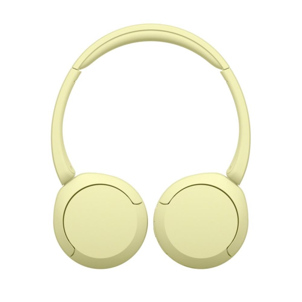 Sony - WHCH520Y.CE7 auricular y casco Auriculares Inalámbrico Diadema Llamadas/Música USB Tipo C Bluetooth Amarillo