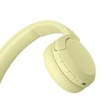 Sony - WHCH520Y.CE7 auricular y casco Auriculares Inalámbrico Diadema Llamadas/Música USB Tipo C Bluetooth Amarillo