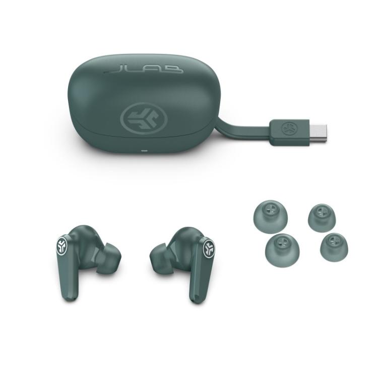JLab - Go Pods ANC Auriculares True Wireless Stereo (TWS) Dentro de oído Llamadas/Música Bluetooth Verde