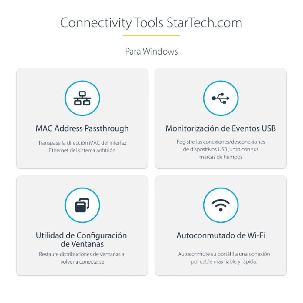 StarTech.com - Adaptador Multipuerto USB-C de 3 Monitores HDMI/DP - 4K 60Hz Doble + 4K 30Hz HDMI y DP - Hub 4x USB-A - PD de 100