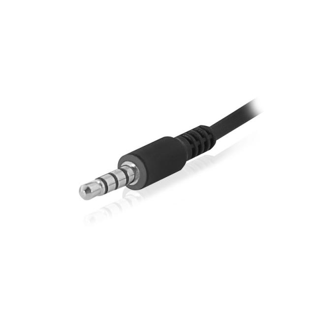 Ewent - EW3567 auricular y casco Auriculares Alámbrico Diadema Llamadas/Música Negro