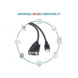 Equip - Cable USB-A a serie (DB9), M/M, 1,5 m