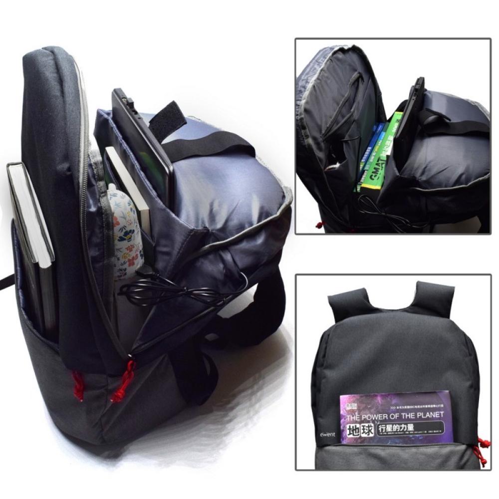 Ewent - EW2529 maletines para portátil 43,9 cm (17.3") Mochila Negro