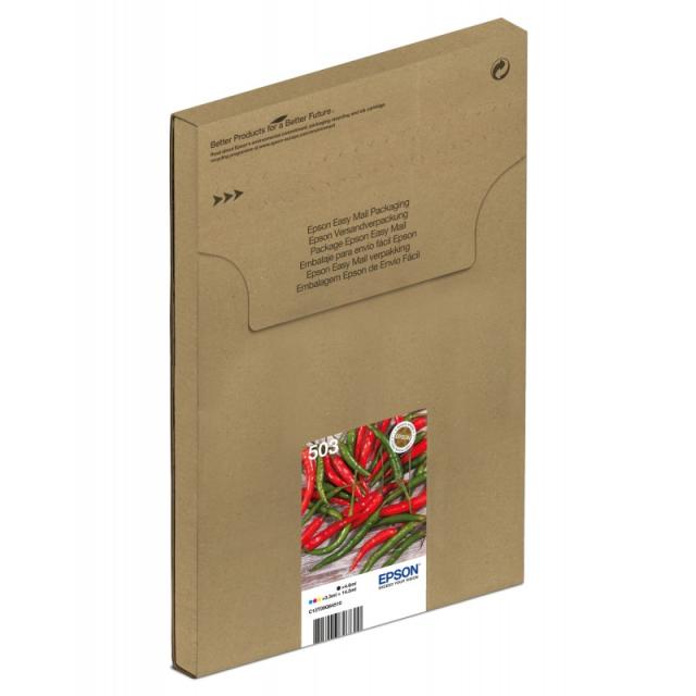 Epson - 503 EasyMail cartucho de tinta 4 pieza(s) Original Rendimiento estándar Negro, Cian, Magenta, Amarillo