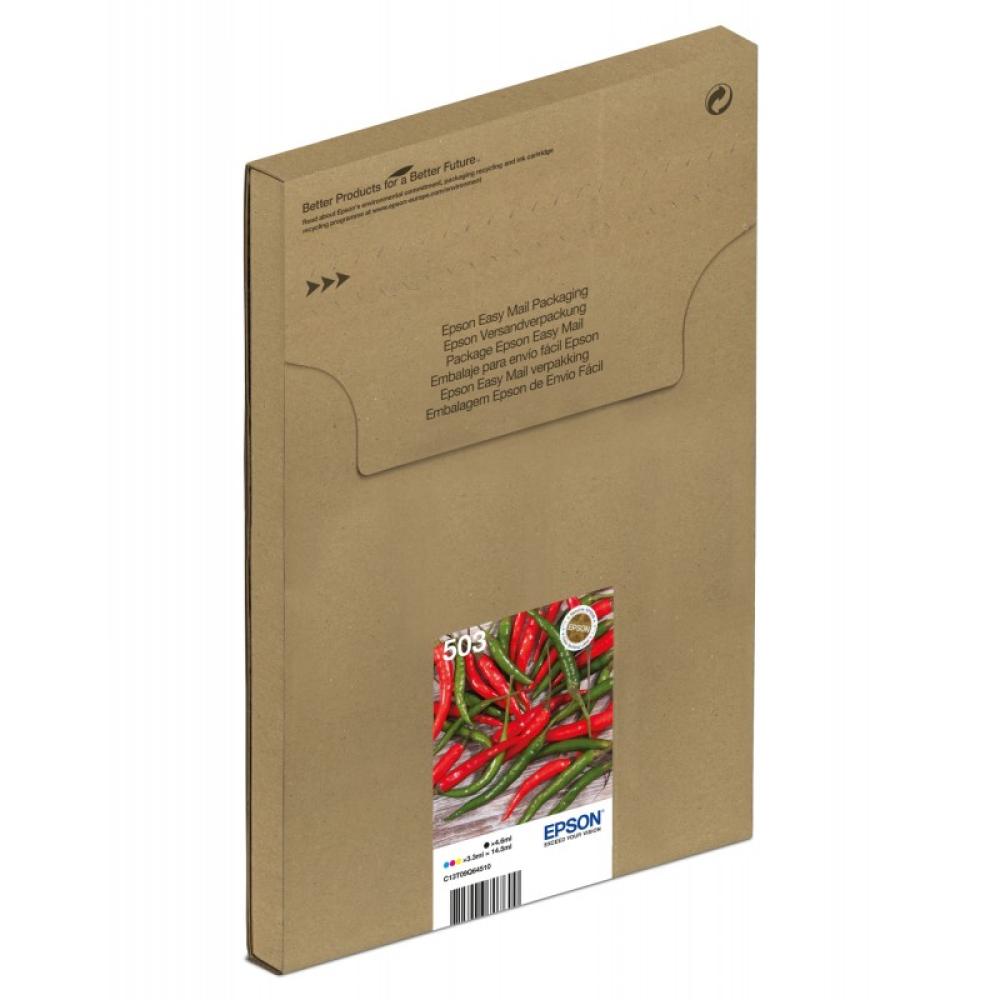 Epson - 503 EasyMail cartucho de tinta 4 pieza(s) Original Rendimiento estándar Negro, Cian, Magenta, Amarillo