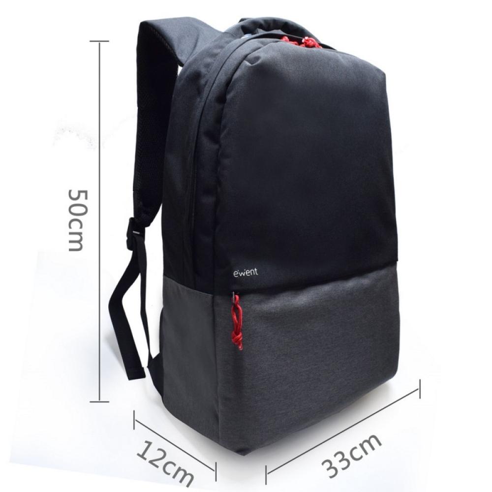 Ewent - EW2529 maletines para portátil 43,9 cm (17.3") Mochila Negro