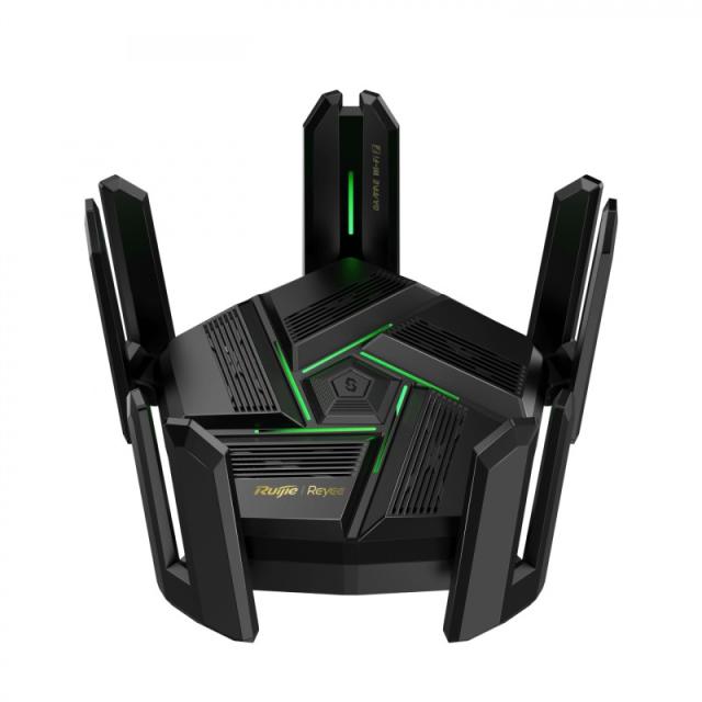 Ruijie Networks - RG-EW7200BE PRO router inalámbrico Doble banda (2,4 GHz / 5 GHz) Negro