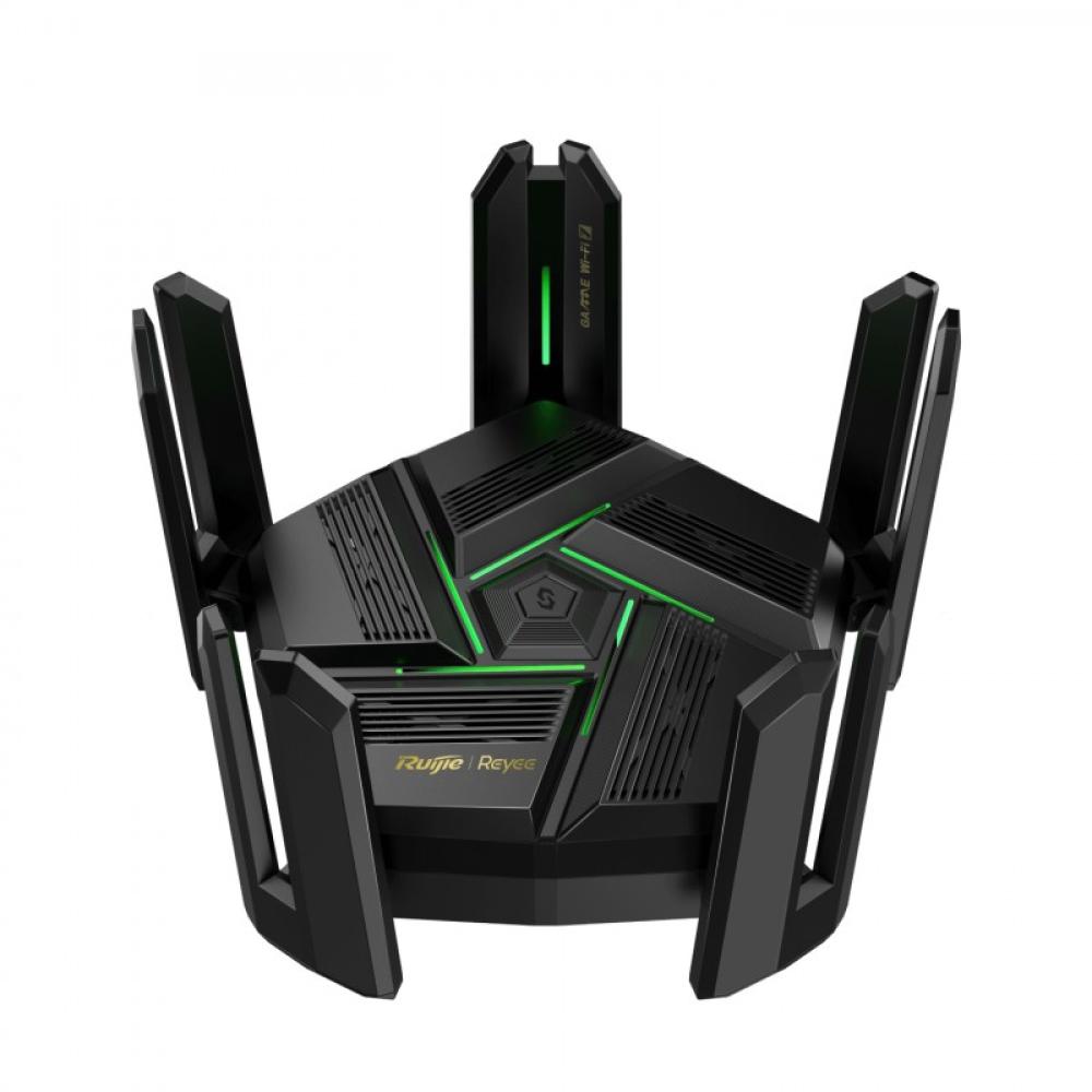 Ruijie Networks - RG-EW7200BE PRO router inalámbrico Doble banda (2,4 GHz / 5 GHz) Negro