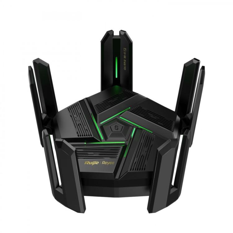 Ruijie Networks - RG-EW7200BE PRO router inalámbrico Doble banda (2,4 GHz / 5 GHz) Negro