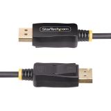 StarTech.com - Cable Adaptador DisplayPort a HDMI de 3m - 4K 60Hz con HDR - Cable DP a HDMI 2.0b - Conversor Activo de Vídeo - C