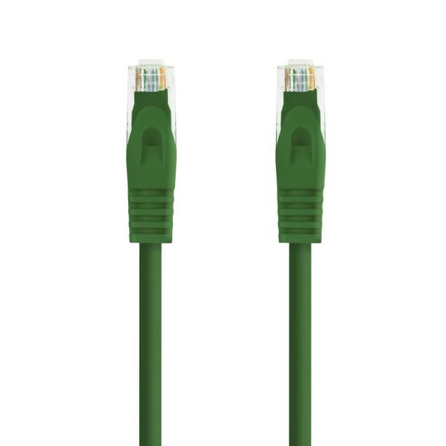 Nanocable - Cable de red latiguillo RJ45 LSZH Cat.6A UTP AWG24, Verde, 0.5m
