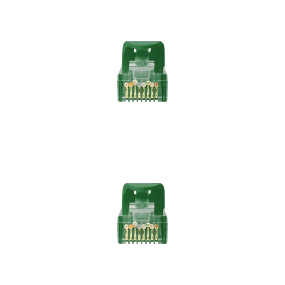 Nanocable - Cable de red latiguillo RJ45 LSZH Cat.6A UTP AWG24, Verde, 0.5m