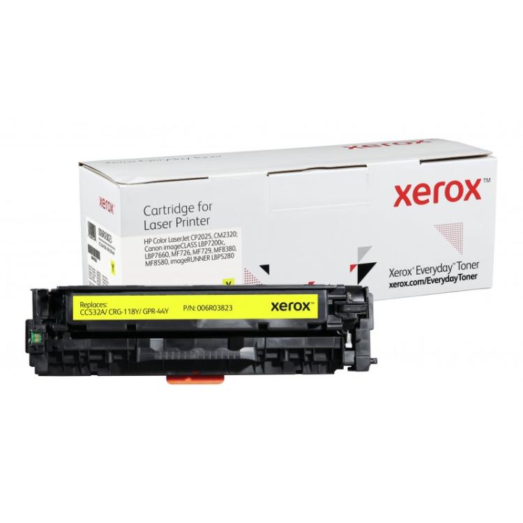 Xerox - Everyday Tóner Everyday™ Amarillo remanufacturado de Xerox es compatible con HP 304A (CC532A), Capacidad estándar