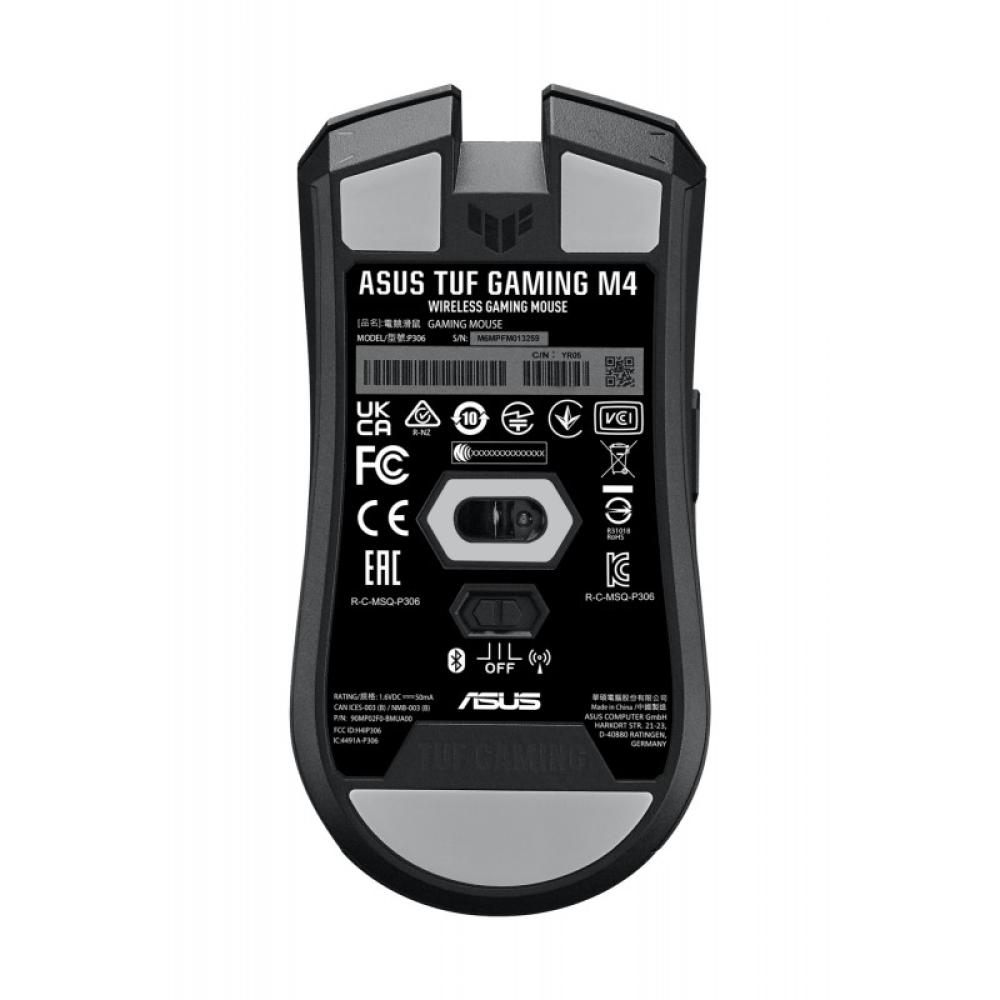 ASUS - TUF Gaming M4 Wireless ratón Juego mano derecha RF Wireless + Bluetooth Óptico 12000 DPI