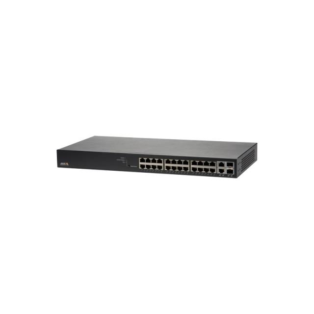 Axis - 01192-003 switch Gestionado Gigabit Ethernet (10/100/1000) Energía sobre Ethernet (PoE) 1U Negro